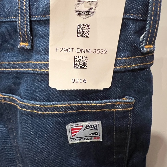 TYNDALE FR ( fire resistant) denim W35 L32  NWT - Picture 6 of 9